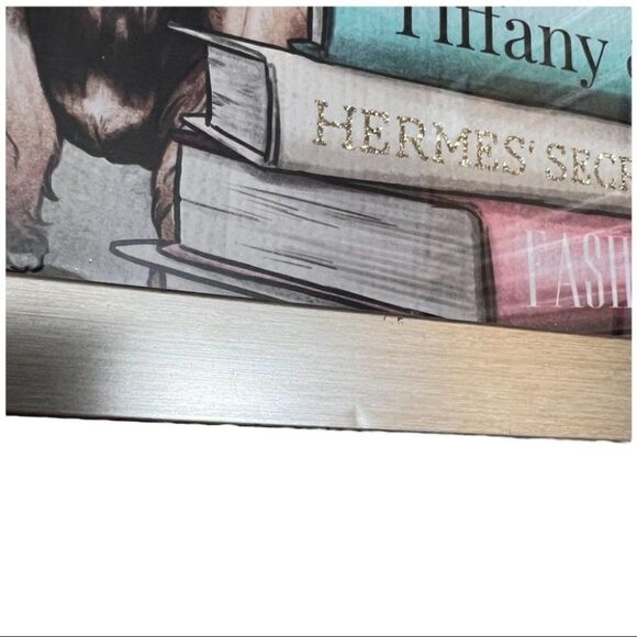 YORKIE Shadow Box Designer Bow Fashion Wall ArtBooks Decor Dog Paris Shopping - Picture 6 of 8